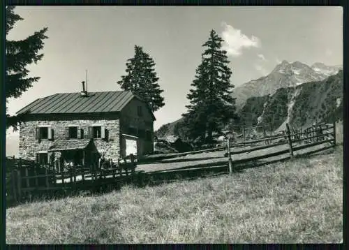 Foto AK Rifugio Valico m. 1840 Gruppo di Tessa Hochganhaus mit Texelgruppe