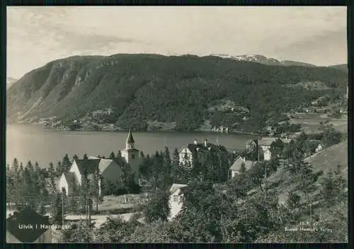 Foto AK Ulvik Hardanger Provinz Vestland in Norwegen am Ende des Ulvikafjorden