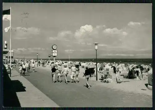 Foto AK Ostseeheilbad DAHME Das Bad der Ferien vom ich Promenade mit Strand gel.