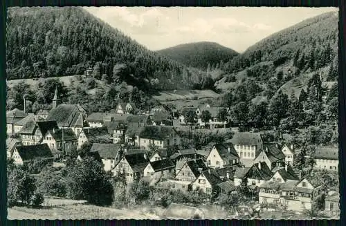 AK Postkarte Bad Teinach Zavelstein im Schwarzwald, Panorama Karte gelaufen