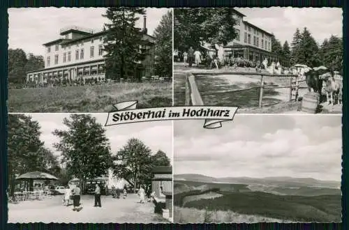 Foto AK Stöberhai Walkenried Harz, Blick auf das Berghotel Garten und Terrasse