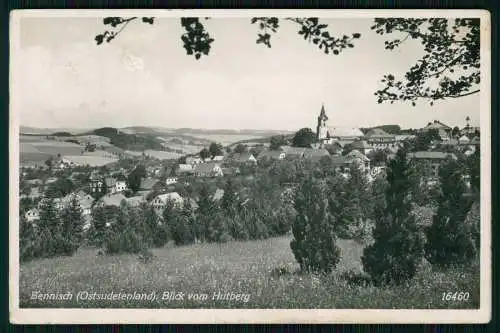 AK Horní Benešov Bennisch M.Schlesien Ostsudetenland Blick vom Hutberg 1941 gel.