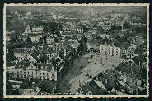 AK Ansichtskarte Postkarte Most Brüx Region Aussig, Adolf Hitler Platz 1941