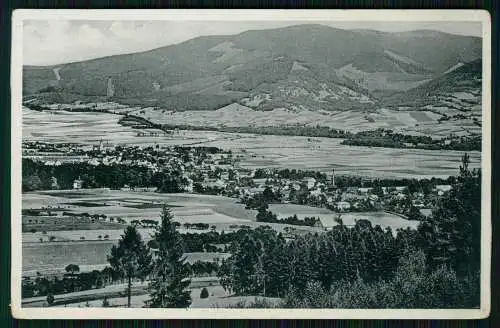 AK SCHWEFELBAD Gr. ULLERSDORF SIRNÉ LÁZNĚ VELKÉ LOSINY Celkový pohled 1938 gel.