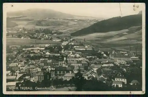 Foto AK Moravská Třebová Mährisch Trübau Region Pardubice 1941