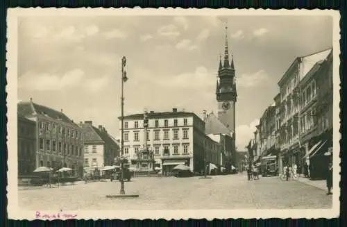 Foto AK Znojmo Znaim a. Thaya, Niederdonau, Südmähren, Adolf Hitler Platz 1941