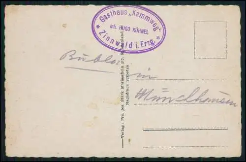 AK Ansichtskarte Postkarte Zinnwald Altenberg Erzgebirge Sommerfrische