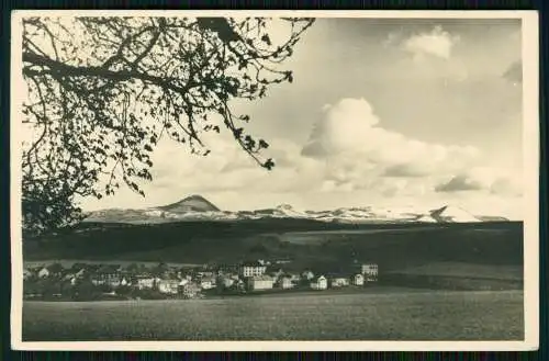 Foto AK Region Reichenberg Blick zum Berg 1940