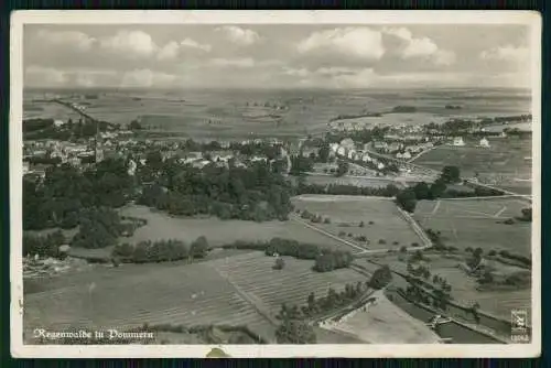 Foto AK Resko Regenwalde Pommern - Klinke Karte 18063 Feldpost 1943 gelaufen