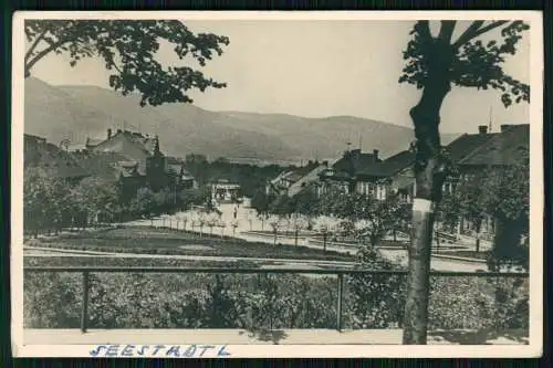 Foto AK Ansichtskarte Ervěnice Seestadtl Region Aussig Böhmen Mähren 1939