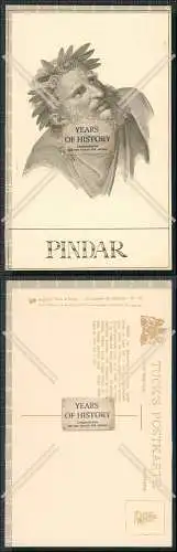 AK Portrait Pindar Philosophen des Altertums No. 132 Raphael Tuck u. Sons 