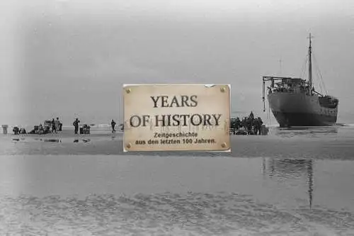 Foto kein Zeitgenössisches Original Holland Belgien Schiff Strand Frankreich