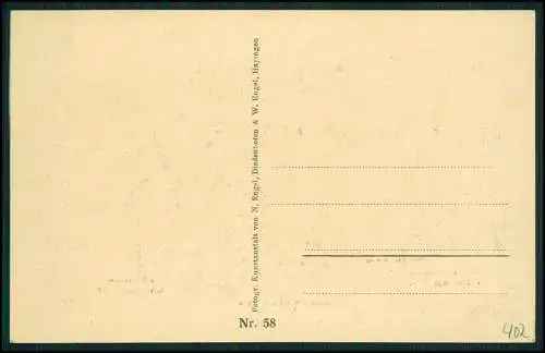 AK 1. WK Feldpost Moulin-au-Bois b. Serrouville 4 Musketiere Inſtr. Regt. N° 67