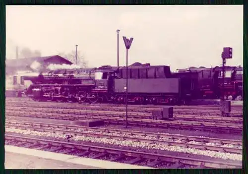 5x Foto Deutsche Eisenbahn Lokomotive Bahnhof Gleisanlagen uvm. aus der DDR Zeit