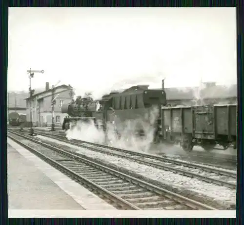 8x Foto Deutsche Eisenbahn Lokomotive Bahnhof Gleisanlagen uvm. aus der DDR Zeit