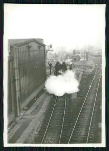 6x Foto Deutsche Eisenbahn Lokomotive Bahnhof Gleisanlagen uvm. aus der DDR Zeit