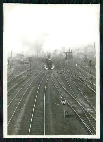 6x Foto Deutsche Eisenbahn Lokomotive Bahnhof Gleisanlagen uvm. aus der DDR Zeit