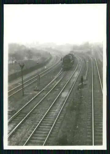 7x Foto Deutsche Eisenbahn Lokomotive Bahnhof Gleisanlagen uvm. aus der DDR Zeit