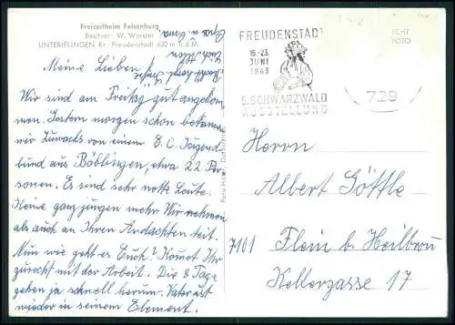 Foto AK Freizeitheim Felsenburg Schopfloch Unteriflingen Kr. Freudenstadt