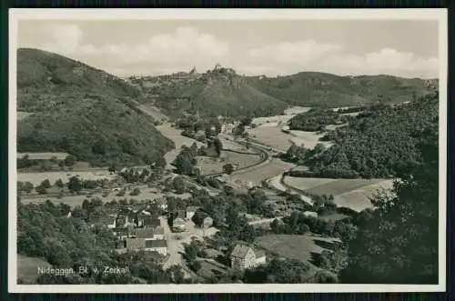 Foto AK Nideggen in der Eifel, Blick vom Zerkall, auf den Ort Panorama