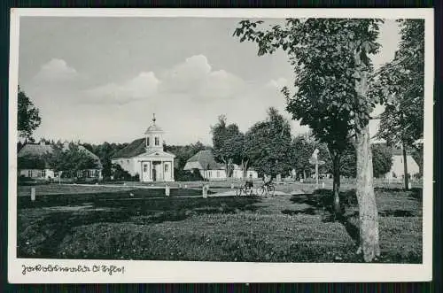 AK Hüttenplatz mit Kirche Jakobswalde Kotlarnia - Birawa Opole Oppeln Polen