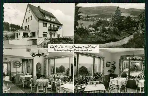 Foto AK Schmallenberg, Café-Pension Augusta Höhe Innenansicht, Ortsansicht ....