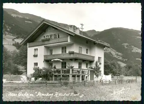 Foto AK Ramsau Hippach Ramsberg Zillertal Tirol, Pension Auheim Marianne Eder