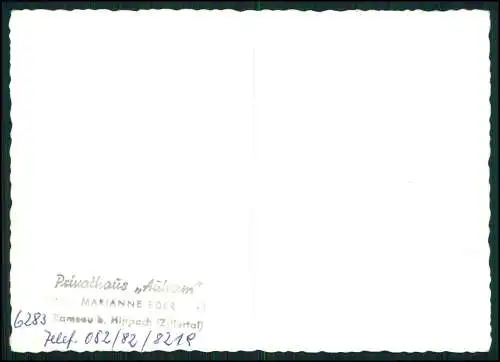 Foto AK Ramsau Hippach Ramsberg Zillertal Tirol, Pension Auheim Marianne Eder