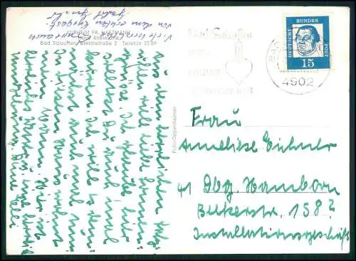 Foto AK Pension Kurheim Hartmann Haus Rheinland Bad Salzuflen Bleichstraße 2