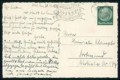 8x Foto AK Trier in Rheinland Pfalz, Diverse Ansichten 1936-39 gelaufen