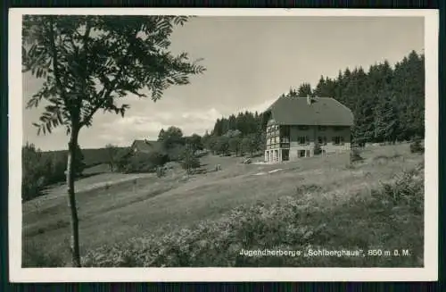 Foto AK Ottenhöfen im Schwarzwald, DJH Jugendherberge Sohlberghaus 1932 gelaufen