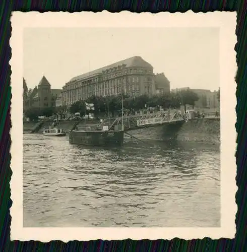 2x Foto Koblenz an Rhein und Mosel Anleger Köln Düsseldorfer Dampfer uvm. 1938