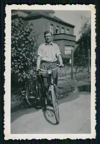 8x Foto Damen Mädchen mit Fahrräder Fahrrad 1925-50