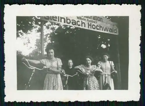 8x Foto Damen Mädchen mit Fahrräder Fahrrad 1925-50