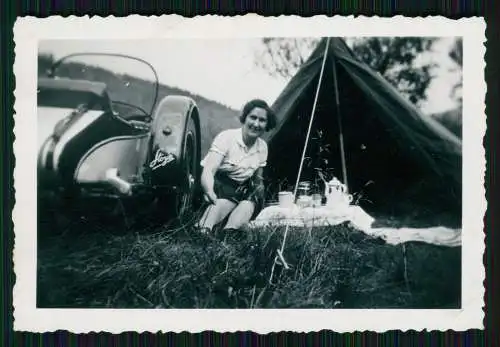 4x Foto Motorrad Krad Zündapp-Gespann mit Stoye-Beiwagen