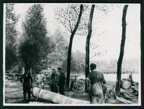 7x Foto Soldaten Wehrmacht Kriegszerstörung Belgien Frankreich diverse Brücken