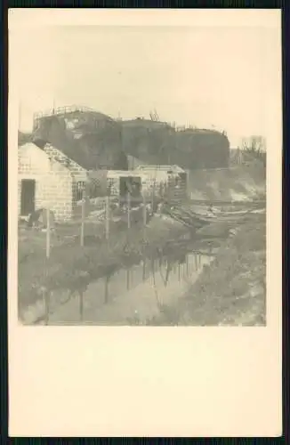 Foto Wehrmacht Belgien Frankreich zerstörte Tankanlagen 1941-42