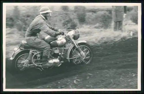 Foto AK 14x9 Motorrad Motocross-Rennen Gelände 1953-65 Nordrhein-Westfalen Nr. 5