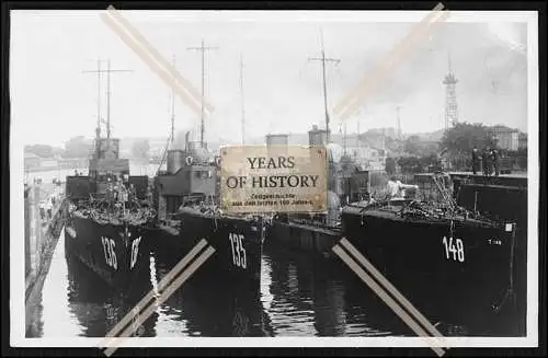 Foto Großes Torpedoboot T 135 u. 136 u. 148 Kaiserlichen Marine 1906