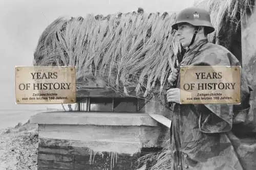 Repro Foto 10x15cm Frankreich Atlantikwall Normandie Ärmelkanal Bunkergeschütz S
