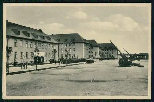 AK Kaserne Flak Geschütz Soldaten 1942 - Cekade Karte