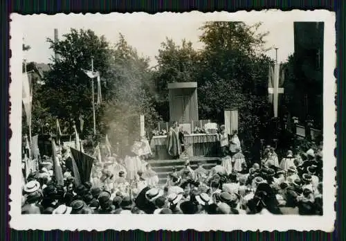 8x Foto bei Köln am Rhein Feierlicher Umzug Prozession 1938