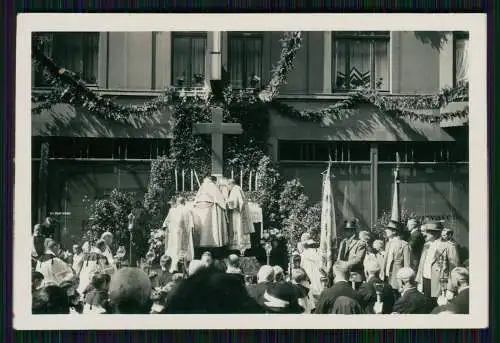 8x Foto bei Köln am Rhein Feierlicher Umzug Prozession 1938