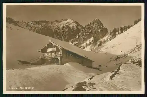 Foto AK Lechner-Alm Brannenburg Bergsportverein Lechner-Alpe Alpenjäger - Cekade