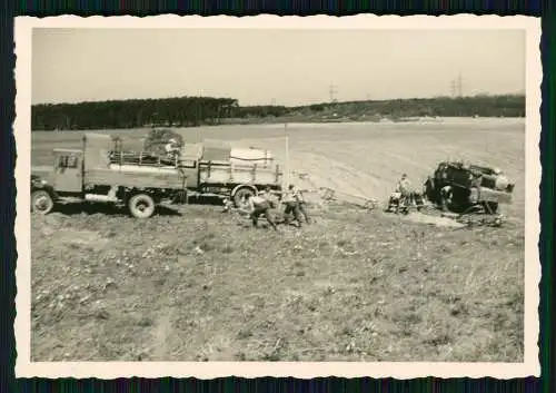 5x DEA Deutsche Erdöl AG Henschel Magirus o.ä. Bohrturmaufbau Weilheim-Schongau