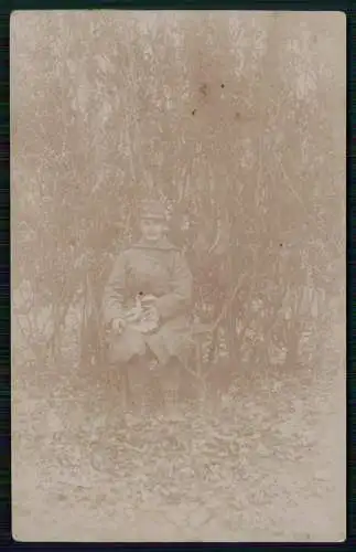 Foto AK Soldat K.u.k. Infanterieregiment von Waldstätten Nr. 97 Techn. Inf. Коmр