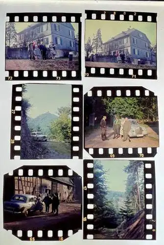 33x Farbdia Dorn Bärbroich ? Bergisch Gladbach Haus Förster Mercedes Benz Jäger