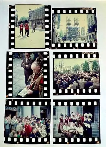 6x Aquacolor Farbdia Irland Irish Guards Dublin Straßenansichten und vieles mehr