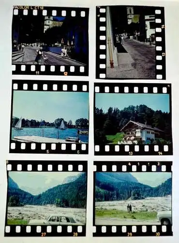 6x Aquacolor Farbdia Bad Wiessee Miesbach Tegernsee Bad Tölz-Wolfratshausen uvm.