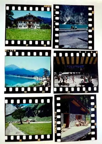 6x Aquacolor Farbdia Bad Wiessee Miesbach Tegernsee Bad Tölz-Wolfratshausen uvm.